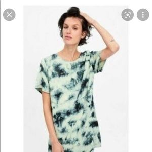 Zara top mini dress new